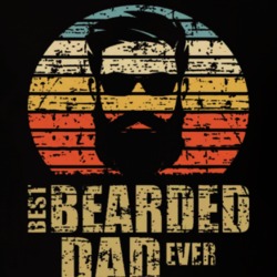 Best Bearded Dad Ever Fathers Day T Shirt 37996686
