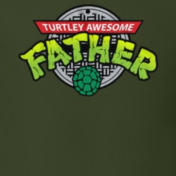 Turtley Awsome Father Fathers Day T Shirt 37996701