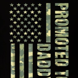 Promoted To Daddy Camo Flag Fathers Day T Shirt 37996708
