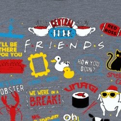 Friends Stickers T Shirt 38354354