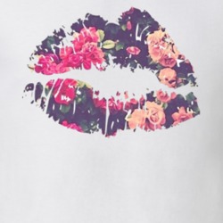 Floral Lips Pretty T Shirt 39106752