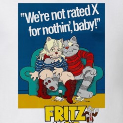 Fritz The Cat Adult Satire 70s Cartoon Movie T Shirt 39302056