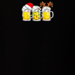 Santa And Reinbeers Christmas T Shirt 39454591