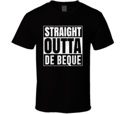 Straight Outta De Beque Colorado City Grunge Parody Cool T Shirt 35858831