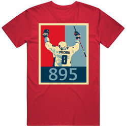 Alexander Ovechkin 895 Goals Record Hockey T Shirt 40340527