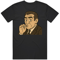 Robert De Niro Goodfellas Cartoon Smoking T Shirt 40340544