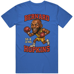 Bernard Hopkins Caricature Boxing Record T Shirt 40340555