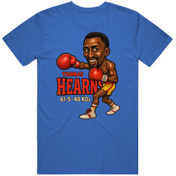 Thomas Hearns Caricature Boxing Record T Shirt 40340557