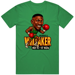 Pernell Whitaker Caricature Boxing Record T Shirt 40340564