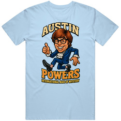 Austin Powers International Man Of Mystery Caricature T Shirt 40340565