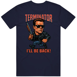 Terminator I'll Be Back Movie Caricature T Shirt 40340567