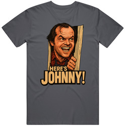 The Shinning Here's Johnny Movie Caricature T Shirt 40340568