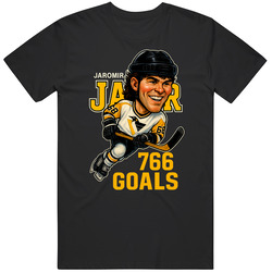 Jaromir Jagr 766 Goals Sports Caricature T Shirt 40340570