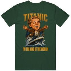Titanic King Of The World Movie Caricature T Shirt 40340582