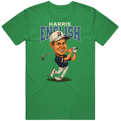 Harris English Caricature Golf T Shirt 40340586
