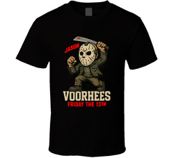 Jason Voorhees Friday The 13th Halloween Movie T Shirt 40355727