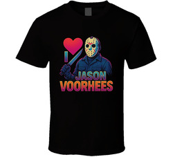 I Love Jason Voorhees Friday The 13th Movie T Shirt 40355729
