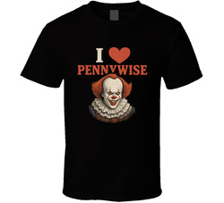 I Love Pennywise It Horror Movie T Shirt 40355730