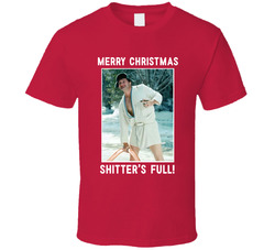 Merry Christmas Shitters Full Cousin Eddie Christmas Vacation T Shirt 40355736