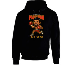 Manny Pacquiao Caricature Boxing Record Hoodie 40355767