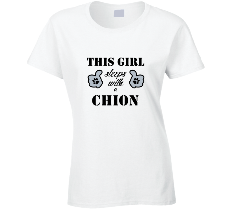 This Girl Sleeps With a Chion Dog Lover T shirt