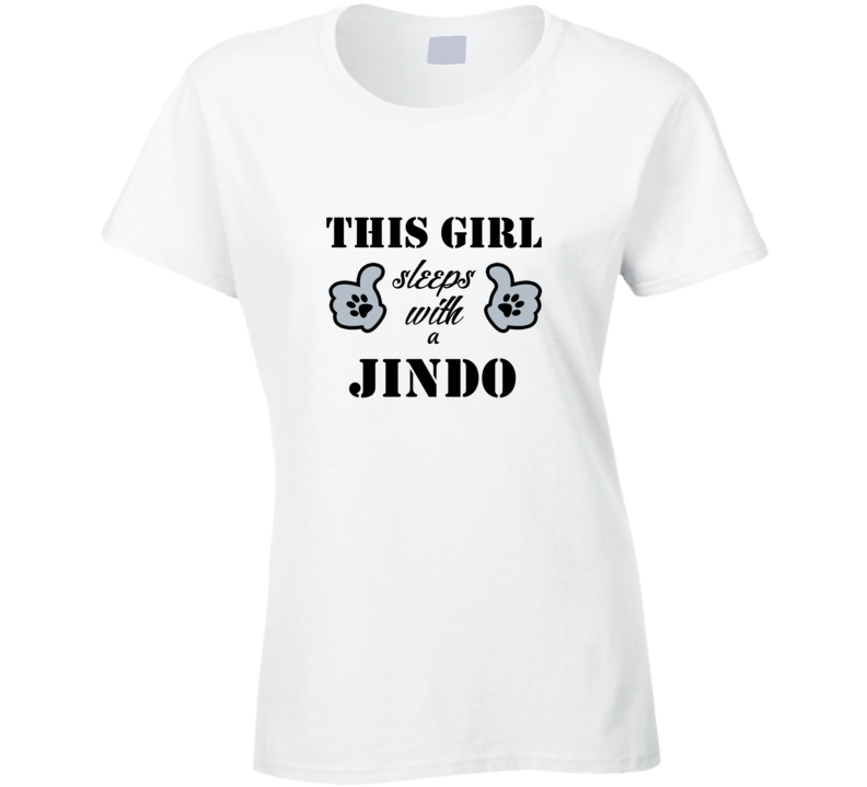 This Girl Sleeps With a Jindo Dog Lover T shirt