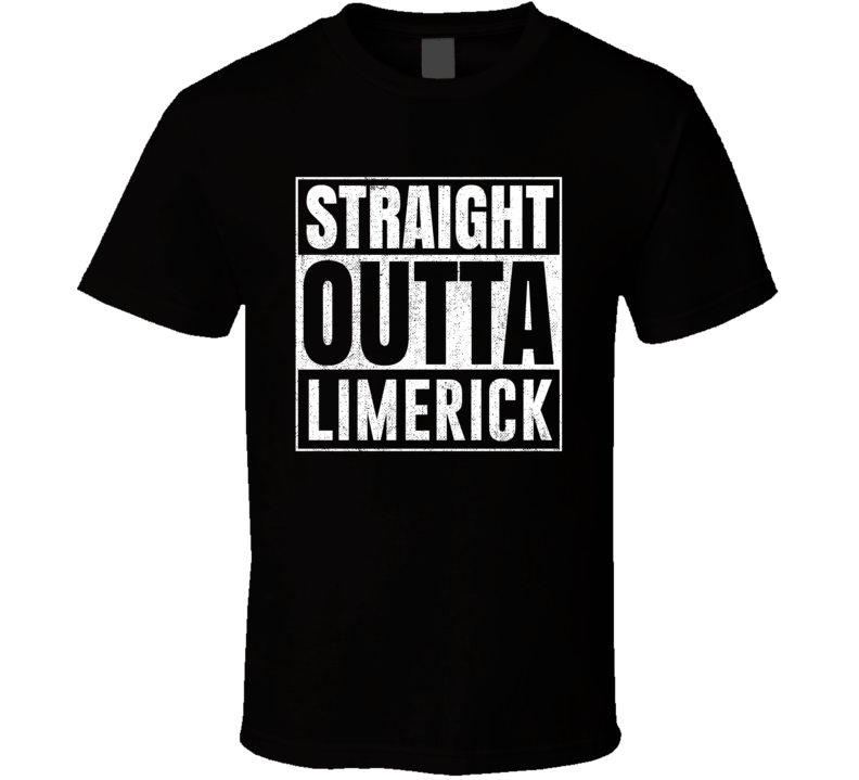 Straight Outta Limerick Maine City Grunge Parody Cool T Shirt
