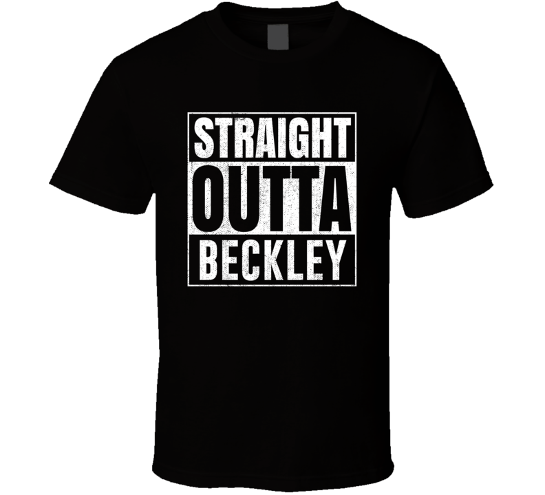 Straight Outta Beckley West Virginia City Grunge Parody Cool T Shirt
