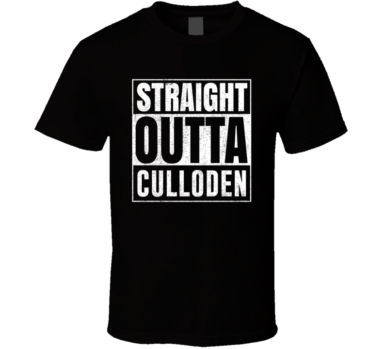 Straight Outta Culloden West Virginia City Grunge Parody Cool T Shirt