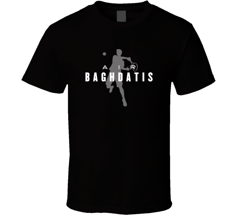 Marcos Baghdatis Air Tennis Player Parody Cyprus Athlete Fan T Shirt