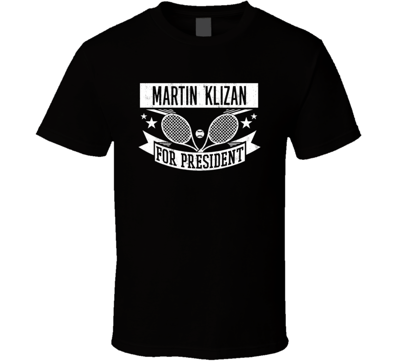 Martin Klizan Tennis Player For President Slovakia Athlete Fan T Shirt