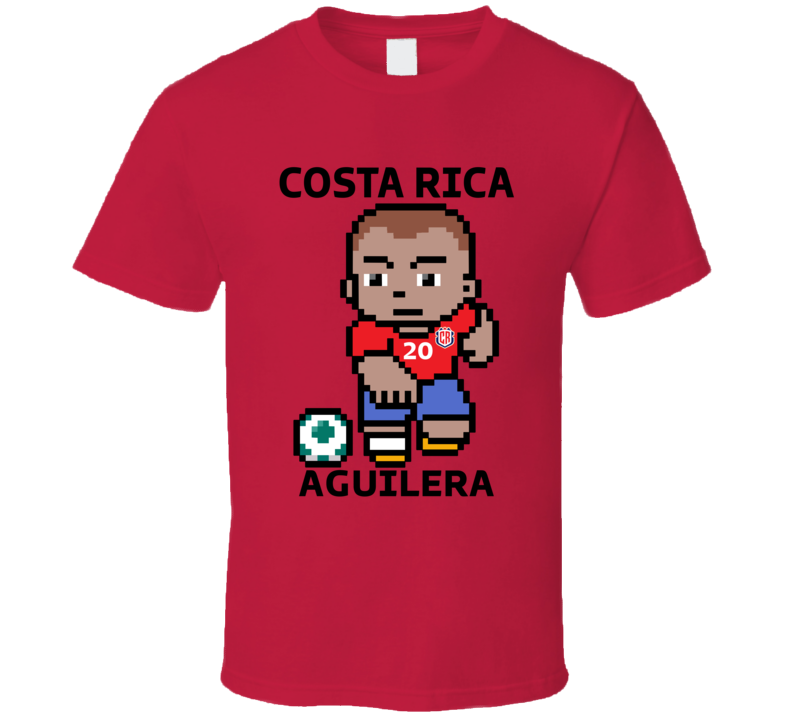 Brandon Aguilera Costa Rica World Cup 2022 Tecmo Player T Shirt