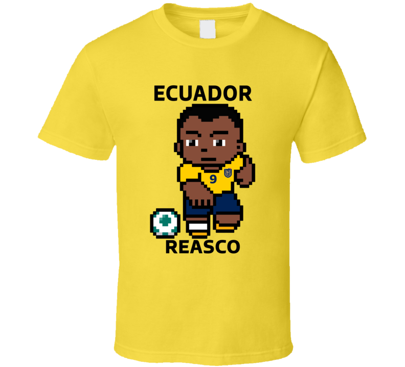 Djorkaeff Reasco Ecuador World Cup 2022 Tecmo Player T Shirt