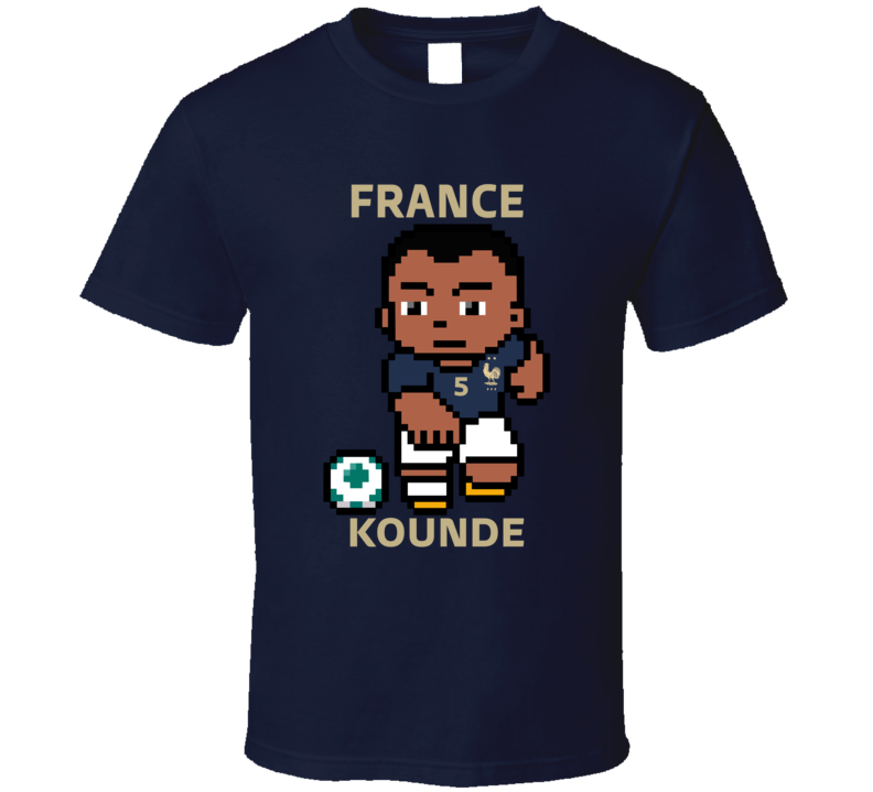 Jules Kounde France World Cup 2022 Tecmo Player T Shirt