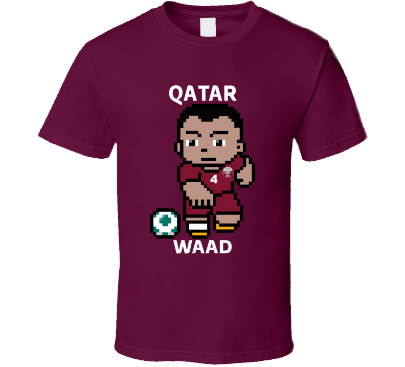 Mohammed Waad Qatar World Cup 2022 Tecmo Player T Shirt