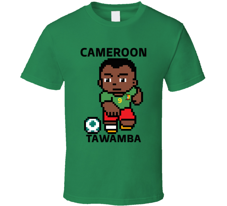 Leandre Tawamba Cameroon World Cup 2022 Tecmo Player T Shirt