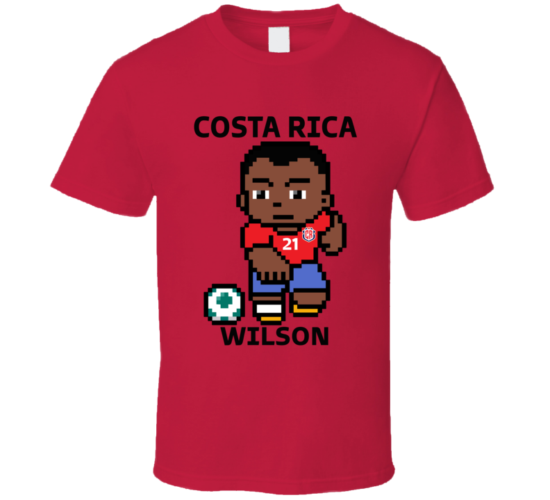 Roan Wilson Costa Rica World Cup 2022 Tecmo Player T Shirt