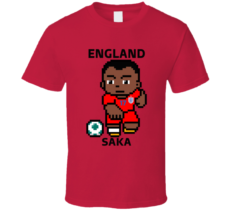 Bukayo Saka England World Cup 2022 Tecmo Player T Shirt