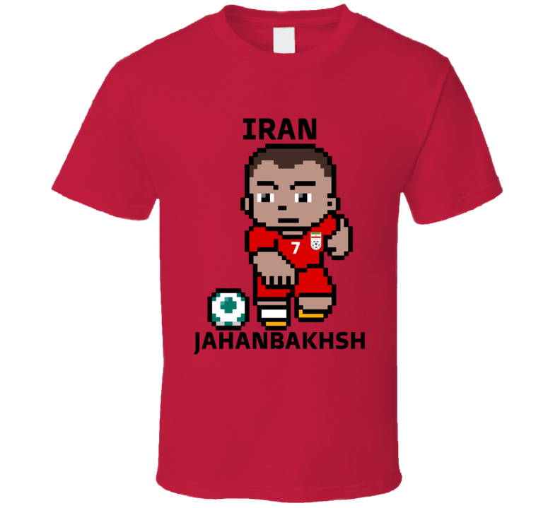 Alireza Jahanbakhsh Iran World Cup 2022 Tecmo Player T Shirt