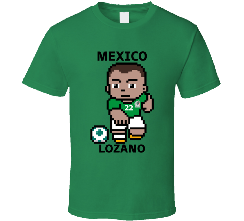 Hirving Lozano Mexico World Cup 2022 Tecmo Player T Shirt