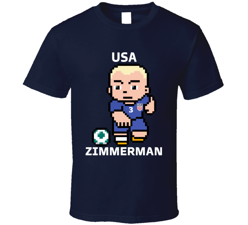 Walker Zimmerman Usa World Cup 2022 Tecmo Player T Shirt