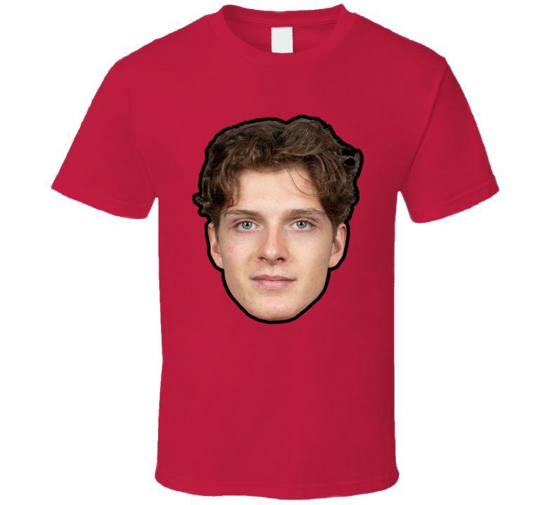 Kevin Korchinski Chicago Hockey Fan Big Head T Shirt