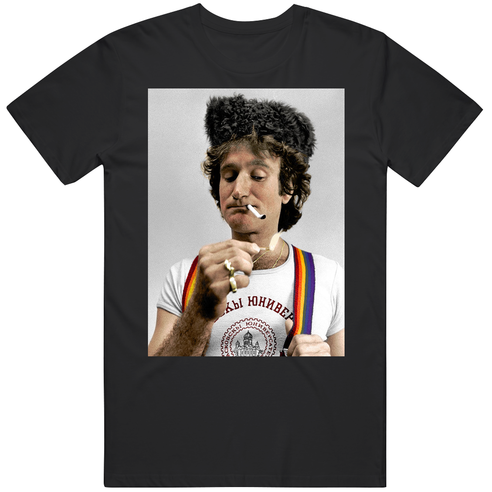 Robin Williams Smoking Comedian T Shirt