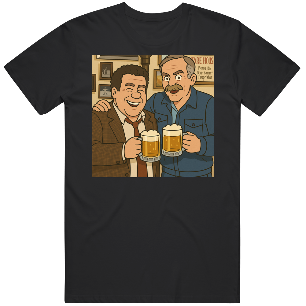 Norm Peterson Cliff Clavin Cheers Tv Show Tribute T Shirt