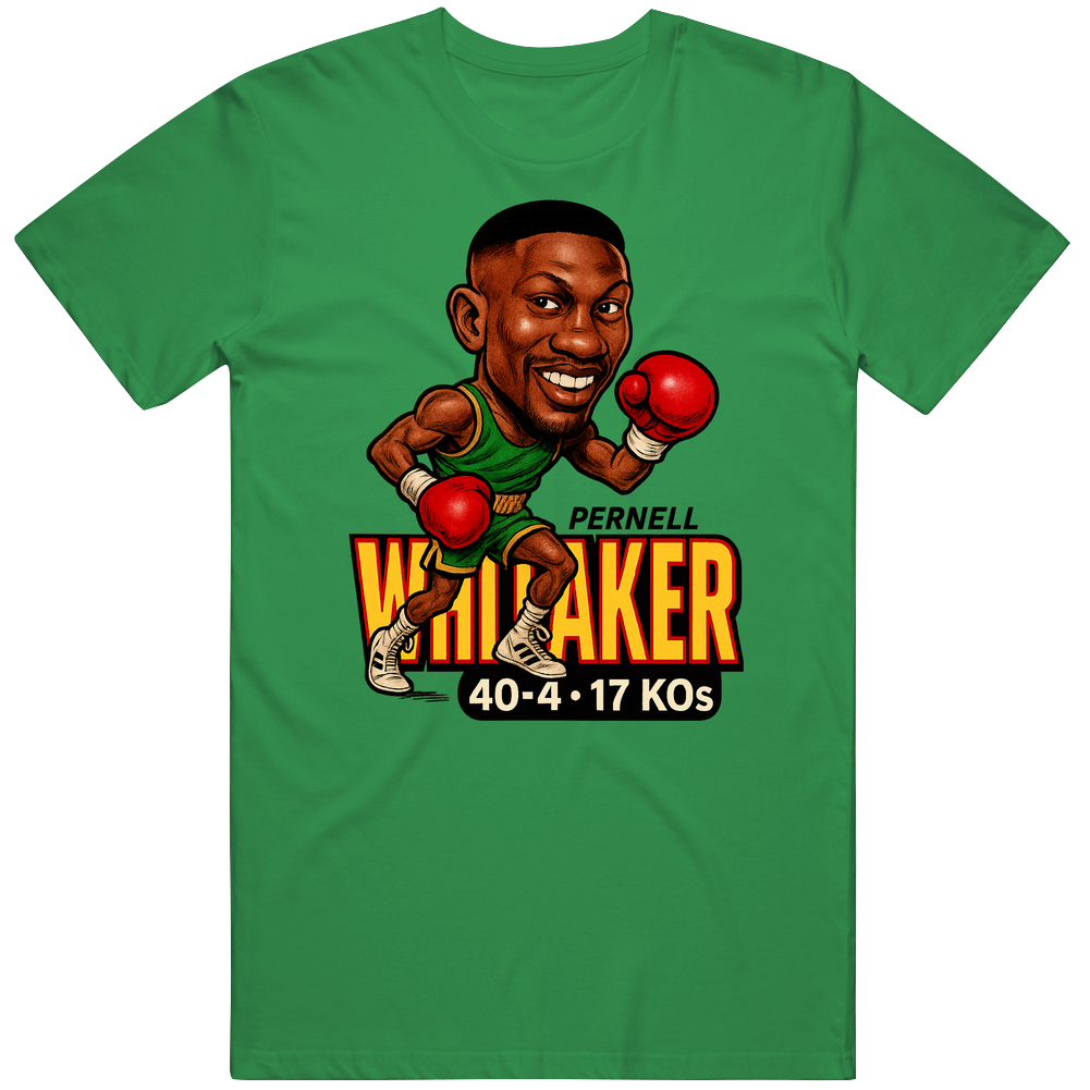 Pernell Whitaker Caricature Boxing Record T Shirt