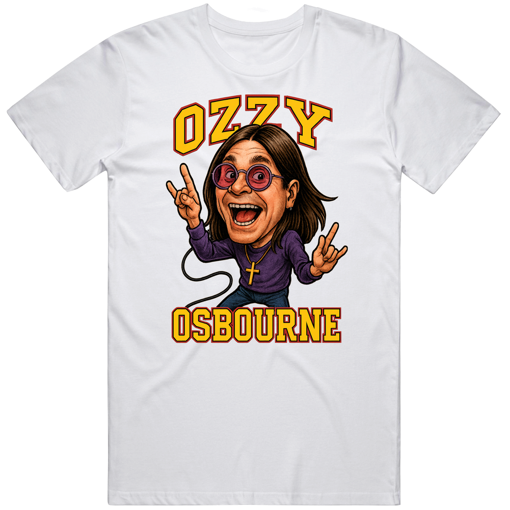 Ozzy Osbourne Caricature T Shirt