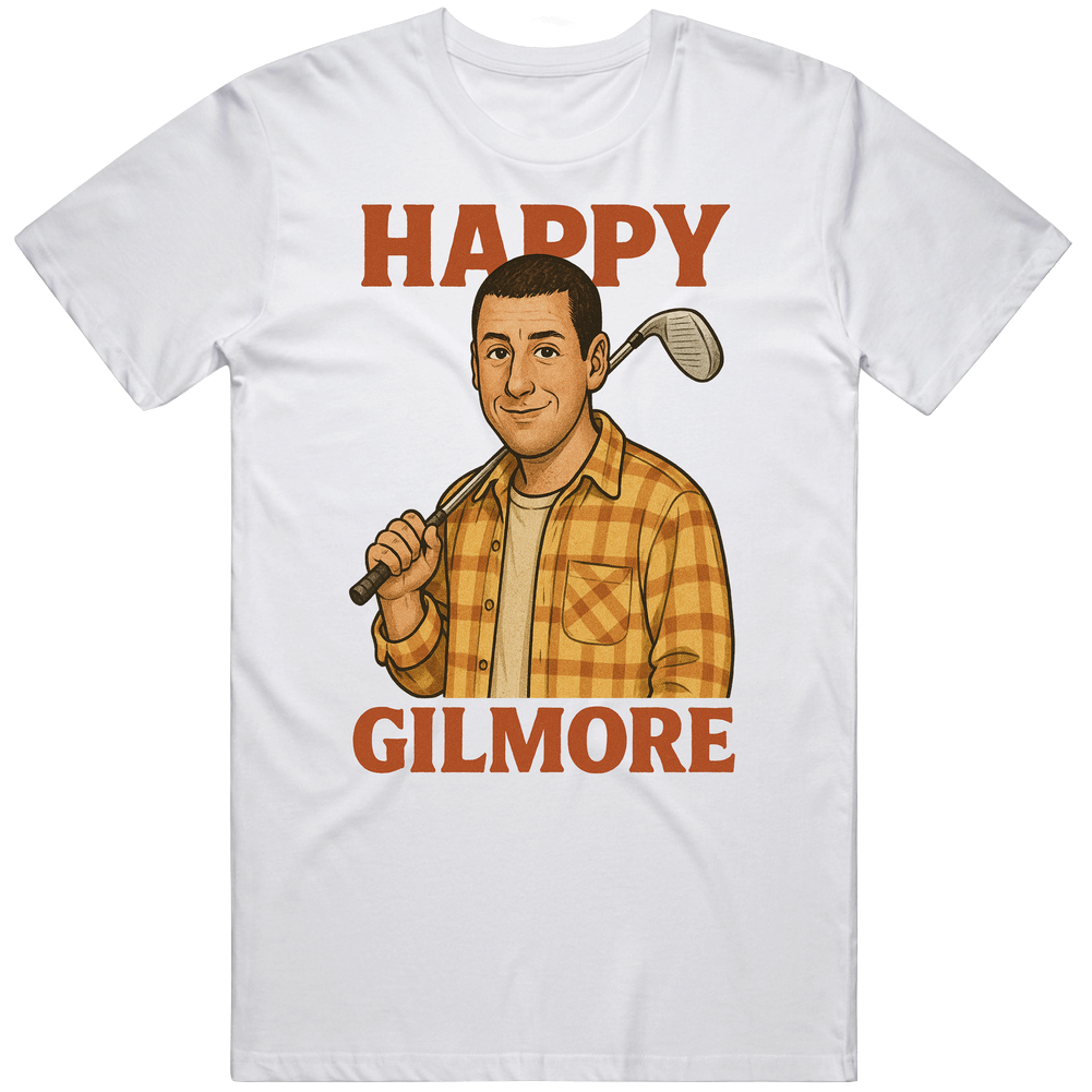 Happy Gilmore Movie Caricature T Shirt