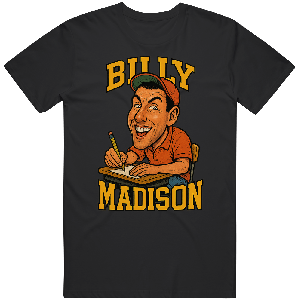 Billy Madison Movie Caricature T Shirt