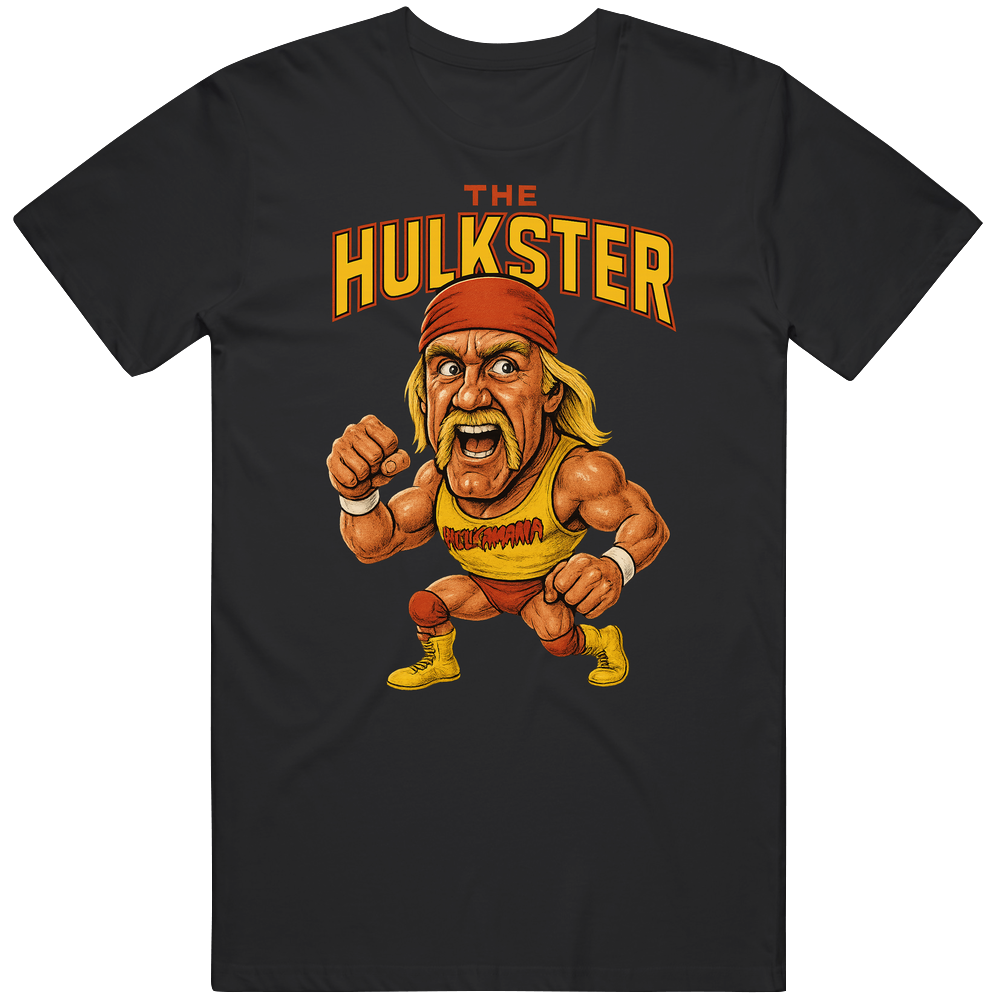 Hulk Hogan The Hulkster Caricature T Shirt