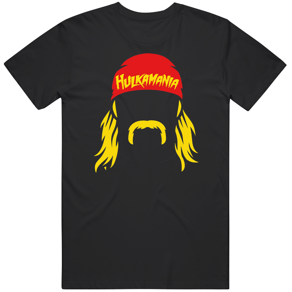 Hulk Hogan Silhouette Hulkamania Wrestling T Shirt